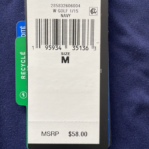 New! RLX Ralph Lauren Navy Wicking Crew Top - Picture 8 of 8